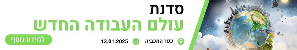 סדנת עולם העבודה החדש